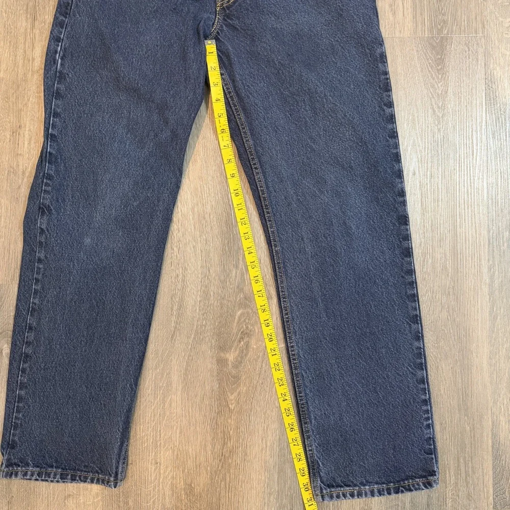 Levi's 505 Jeans Mens 34x32 Dark Wash Regular Fit Straight Leg Y2K Dad  Western